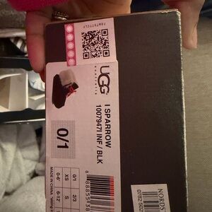 UGG Infant Sparrow Boots in Black